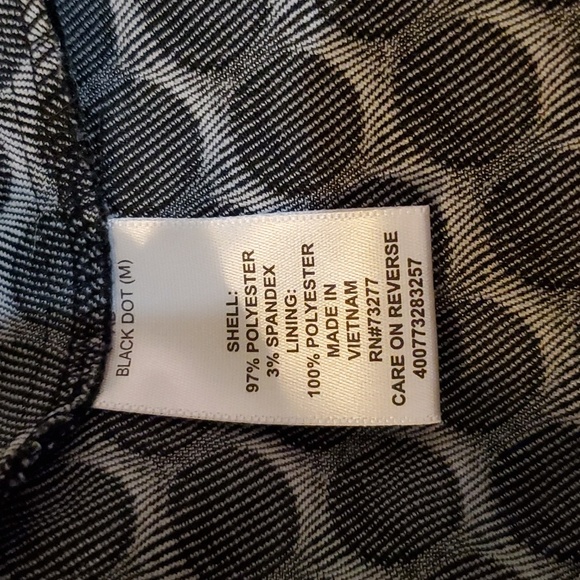 Elle Women’s Sleeveless Dress Size M Black And White With Purple Belt - Picture 9 of 10